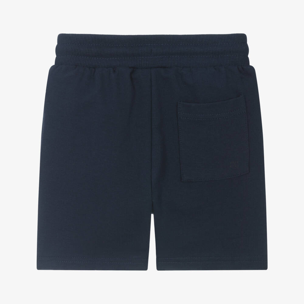 Mayoral-Boys Soft Blue Knit Shorts | Childrensalon Outlet