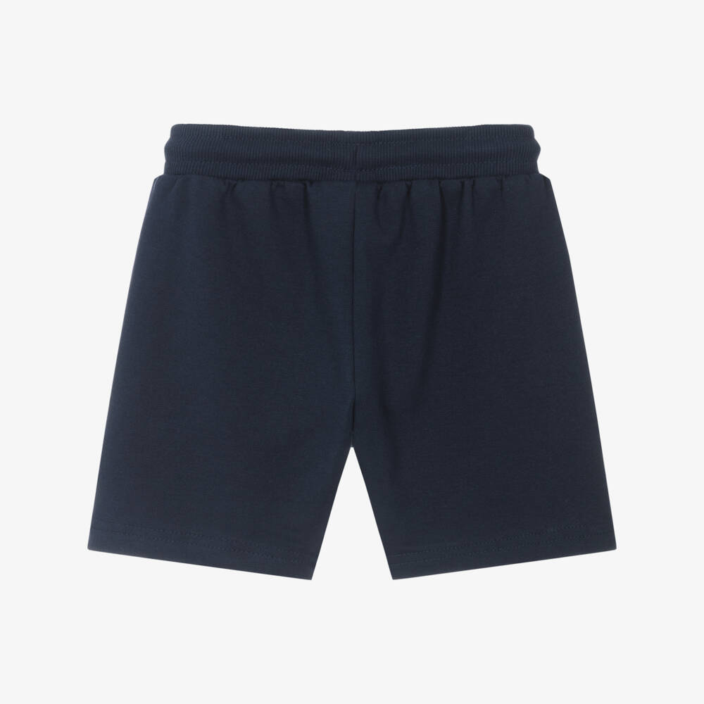 Mayoral-Boys Soft Blue Knit Shorts | Childrensalon Outlet