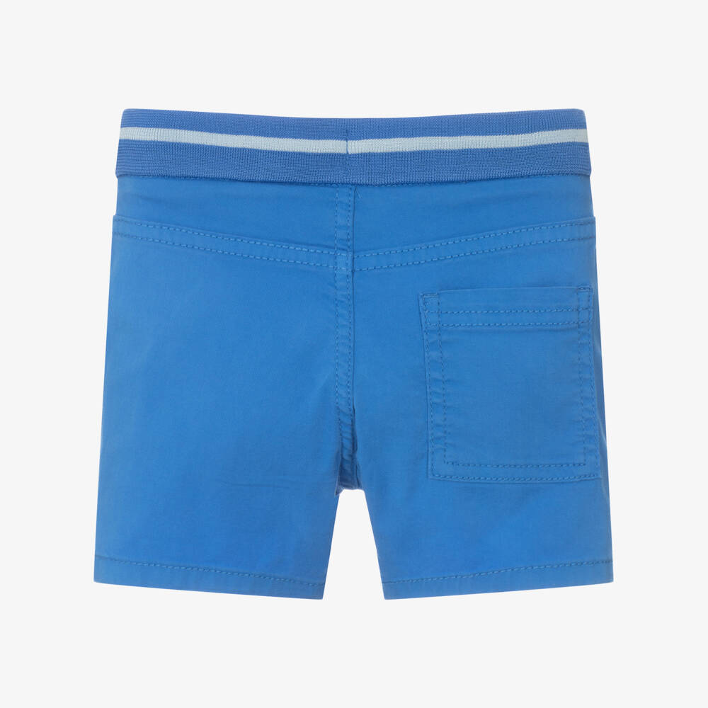 Mayoral-Мягкие голубые шорты для мальчиков | Childrensalon Outlet