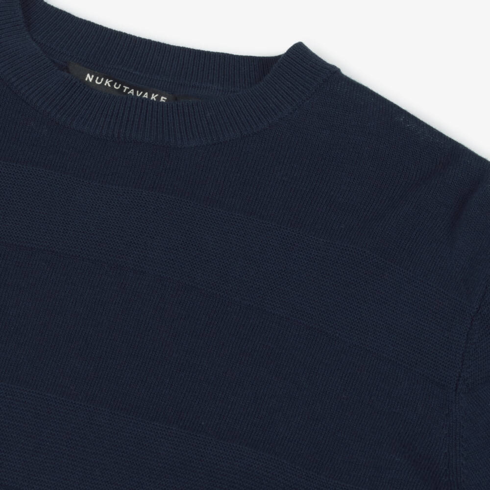Mayoral Nukutavake-Boys Soft Cotton Navy Pullover | Childrensalon Outlet