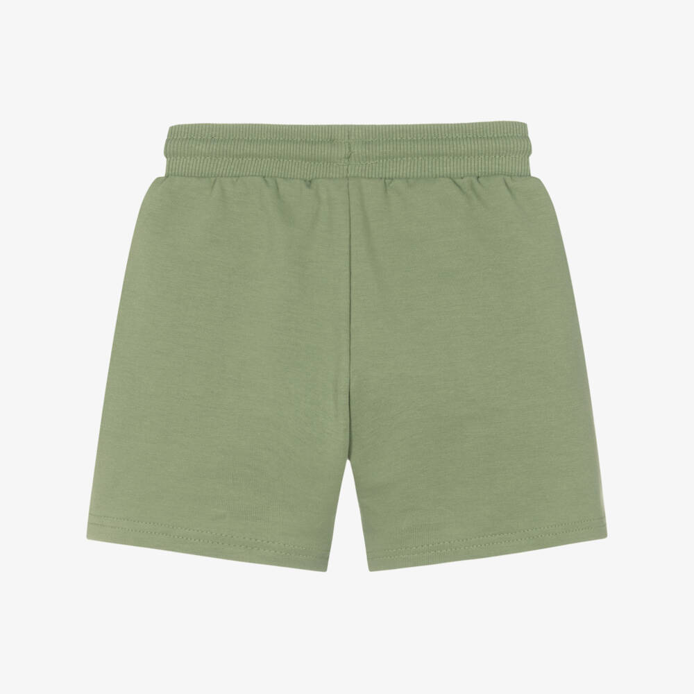 Mayoral-Boys Soft Green Knit Shorts | Childrensalon Outlet