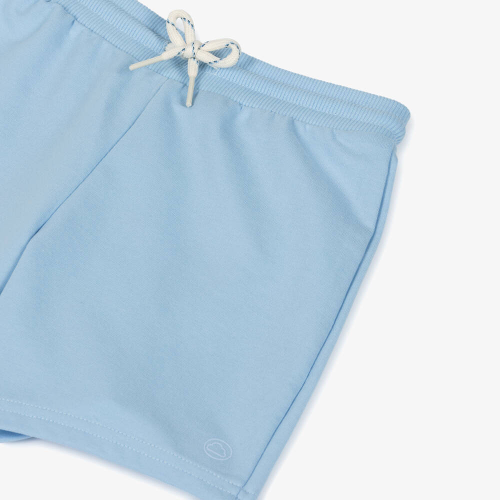 Mayoral-Boys Soft Sky Jersey Shorts | Childrensalon Outlet