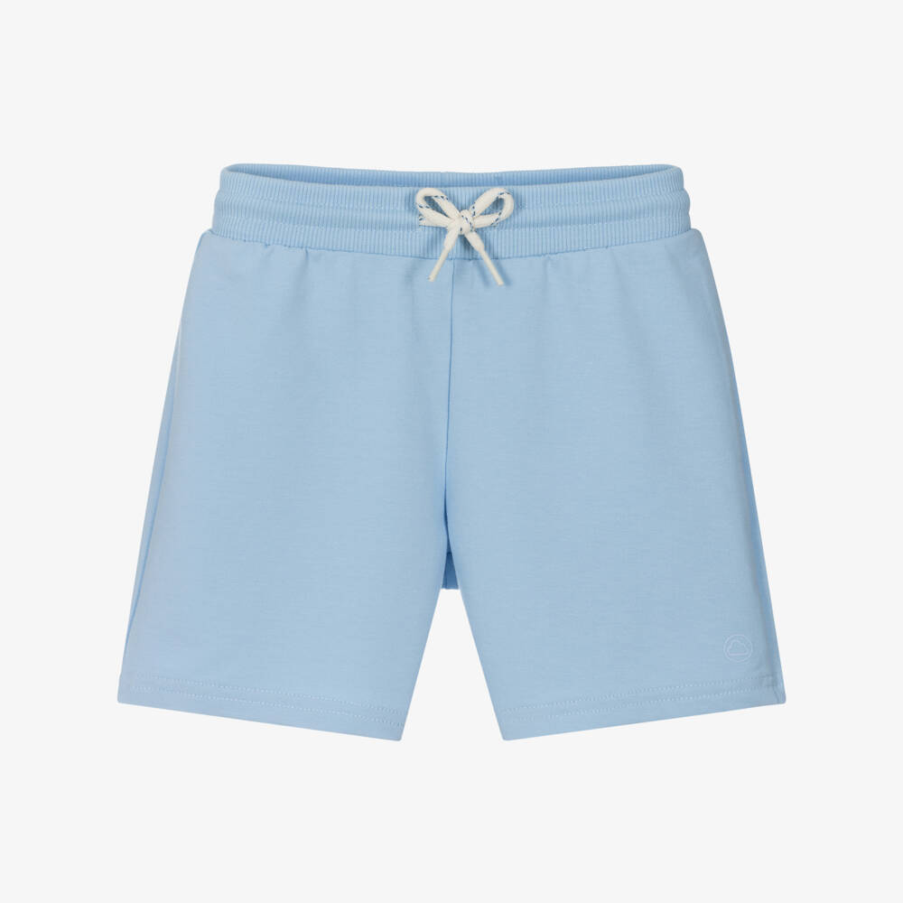 Mayoral-Boys Soft Sky Jersey Shorts | Childrensalon Outlet