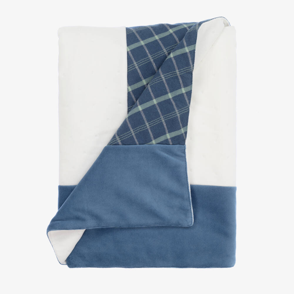 Mayoral Newborn-Boys Soft Velour Blanket | Childrensalon Outlet