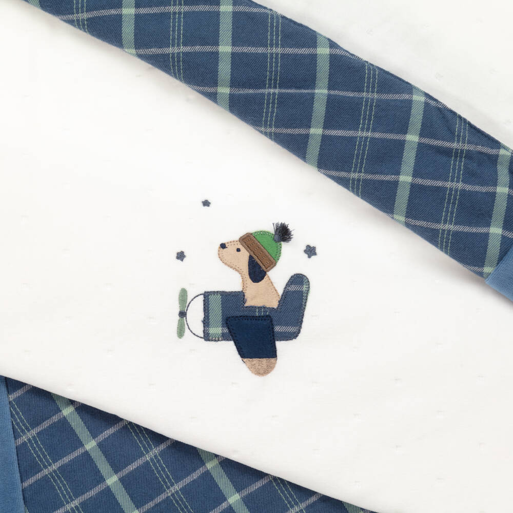 Mayoral Newborn-Boys Soft Velour Blanket | Childrensalon Outlet