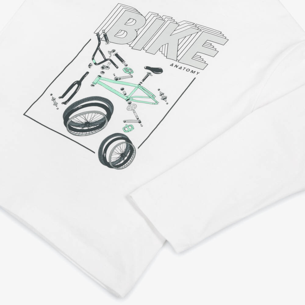 Mayoral-Boys Soft White Cotton Tee | Childrensalon Outlet