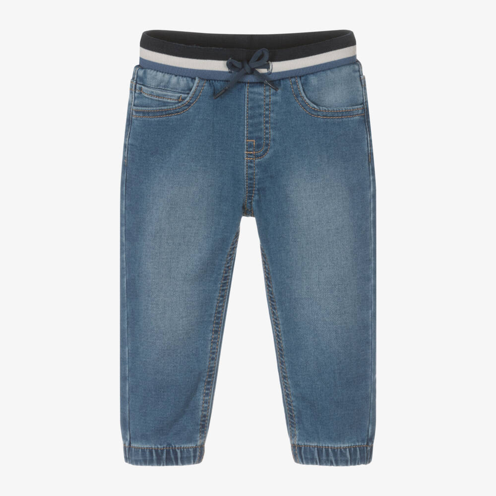 Mayoral-Boys Stone Wash Jogger Trousers | Childrensalon Outlet