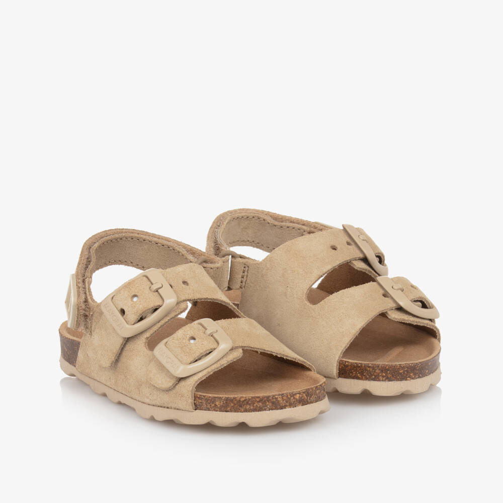 Mayoral-Boys Suede Beige Leather Footwear | Childrensalon Outlet