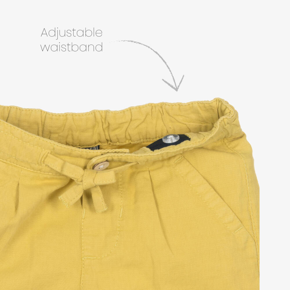 Mayoral-Boys Sunlit Linen Blend Shorts | Childrensalon Outlet