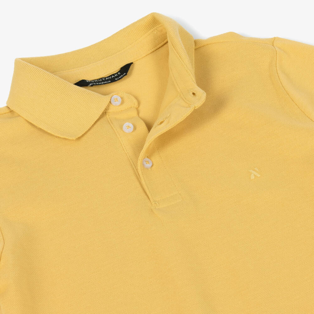 Mayoral Nukutavake-Boys Sunny Cotton Knit Polo | Childrensalon Outlet