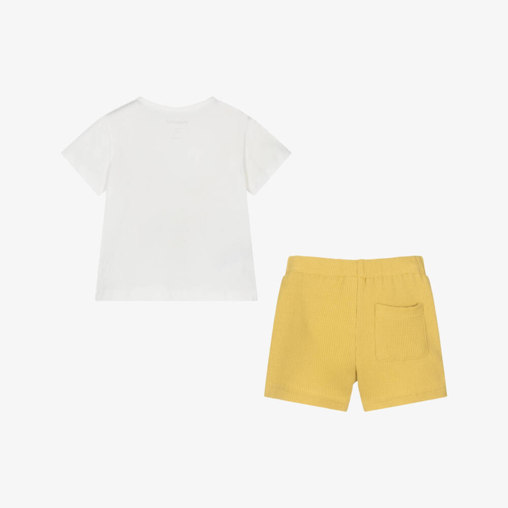 Mayoral-Boys Sunny Cotton Safari Ensemble | Childrensalon Outlet