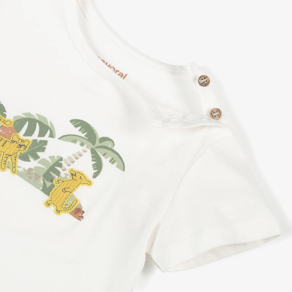 Mayoral-Boys Sunny Cotton Safari Ensemble | Childrensalon Outlet