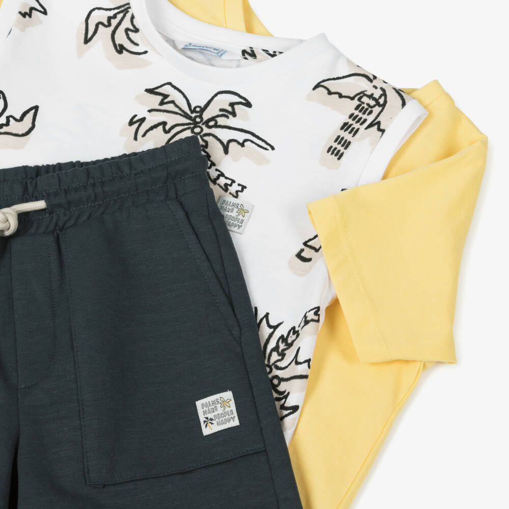 Mayoral-Комплект из хлопка для мальчиков Солнечный день | Childrensalon Outlet