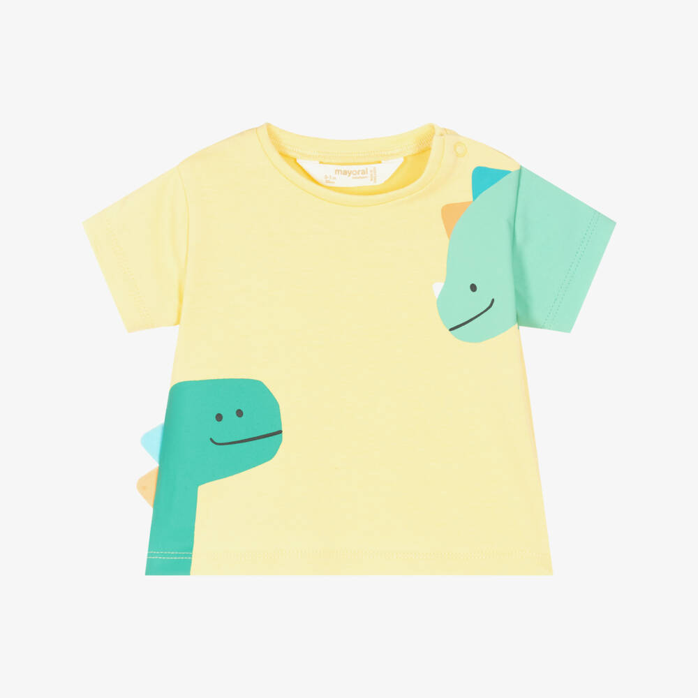 Mayoral Newborn-تي شيرت قطن دينو مشمس للأولاد | Childrensalon Outlet