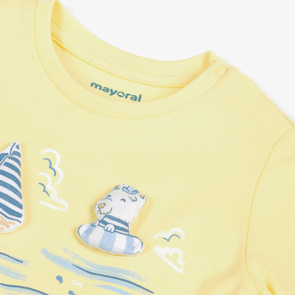 Mayoral-Boys Sunny Seaside Tee | Childrensalon Outlet