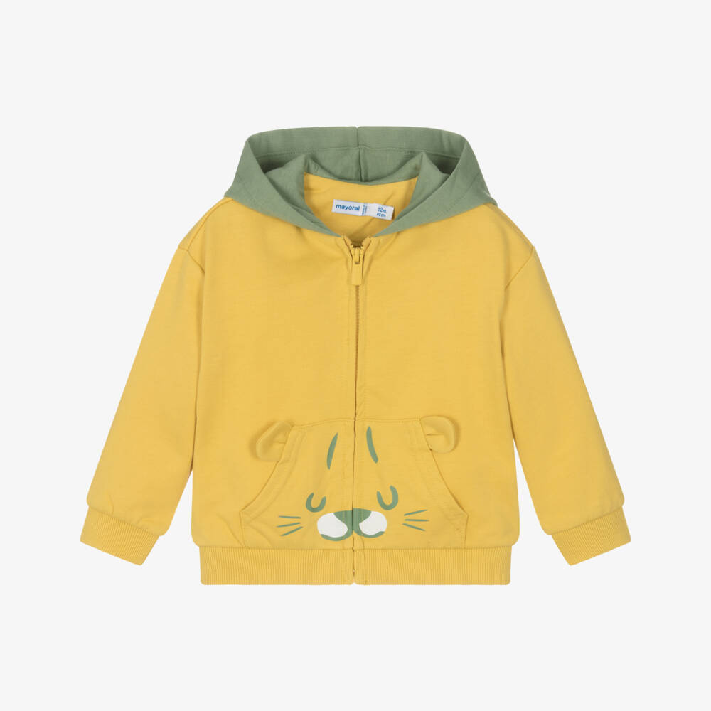 Mayoral-Boys Sunny Tiger Hooded Jacket | Childrensalon Outlet