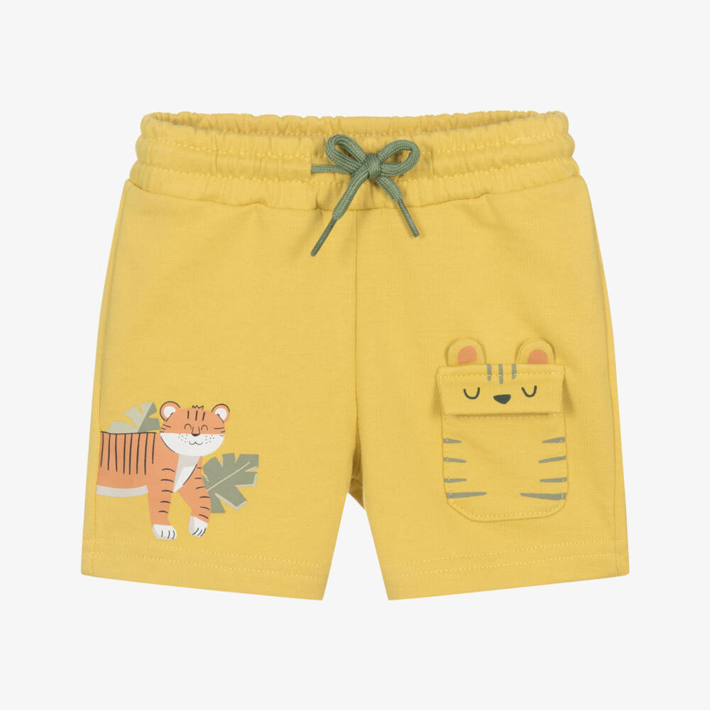Mayoral-Boys Sunshine Tiger Print Shorts | Childrensalon Outlet