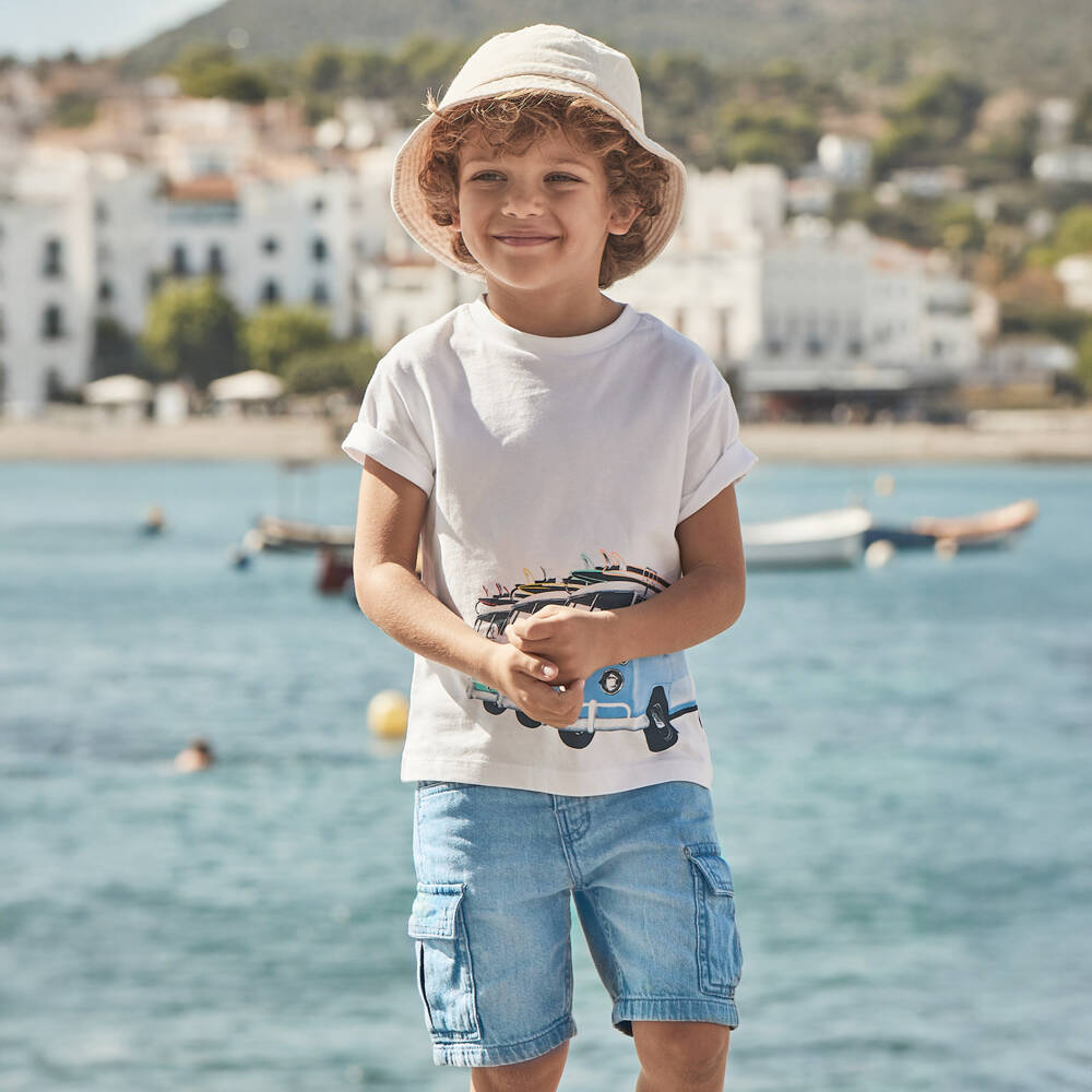 Mayoral-Футболка из хлопка с серфингом для мальчиков | Childrensalon Outlet