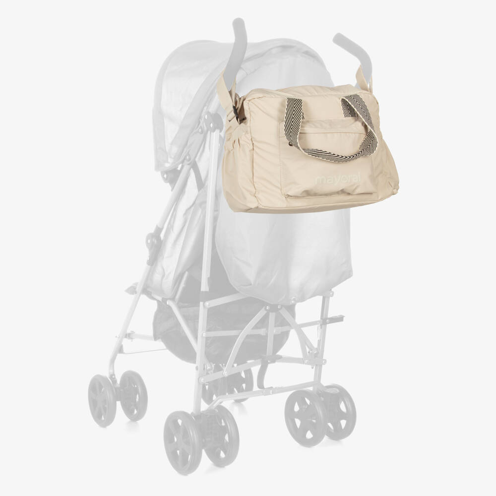 Mayoral Newborn-Boys Tan Faux Leather Tote | Childrensalon Outlet