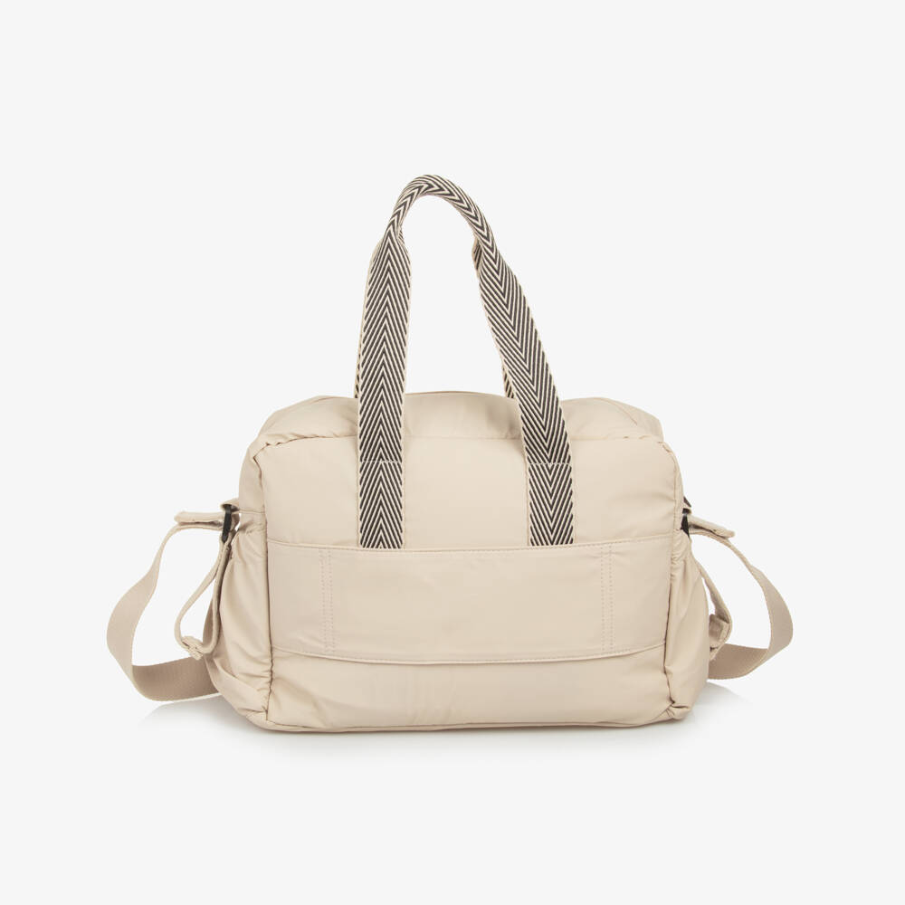 Mayoral Newborn-Boys Tan Faux Leather Tote | Childrensalon Outlet