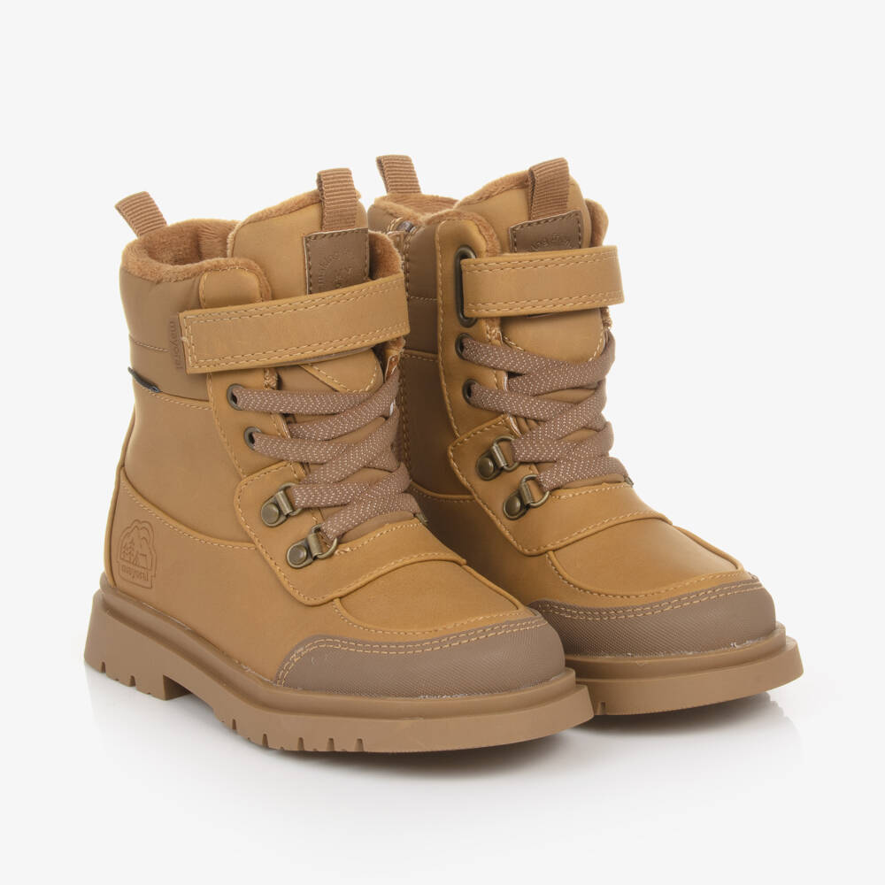 Mayoral-Boys Tan Weatherproof Boots | Childrensalon Outlet