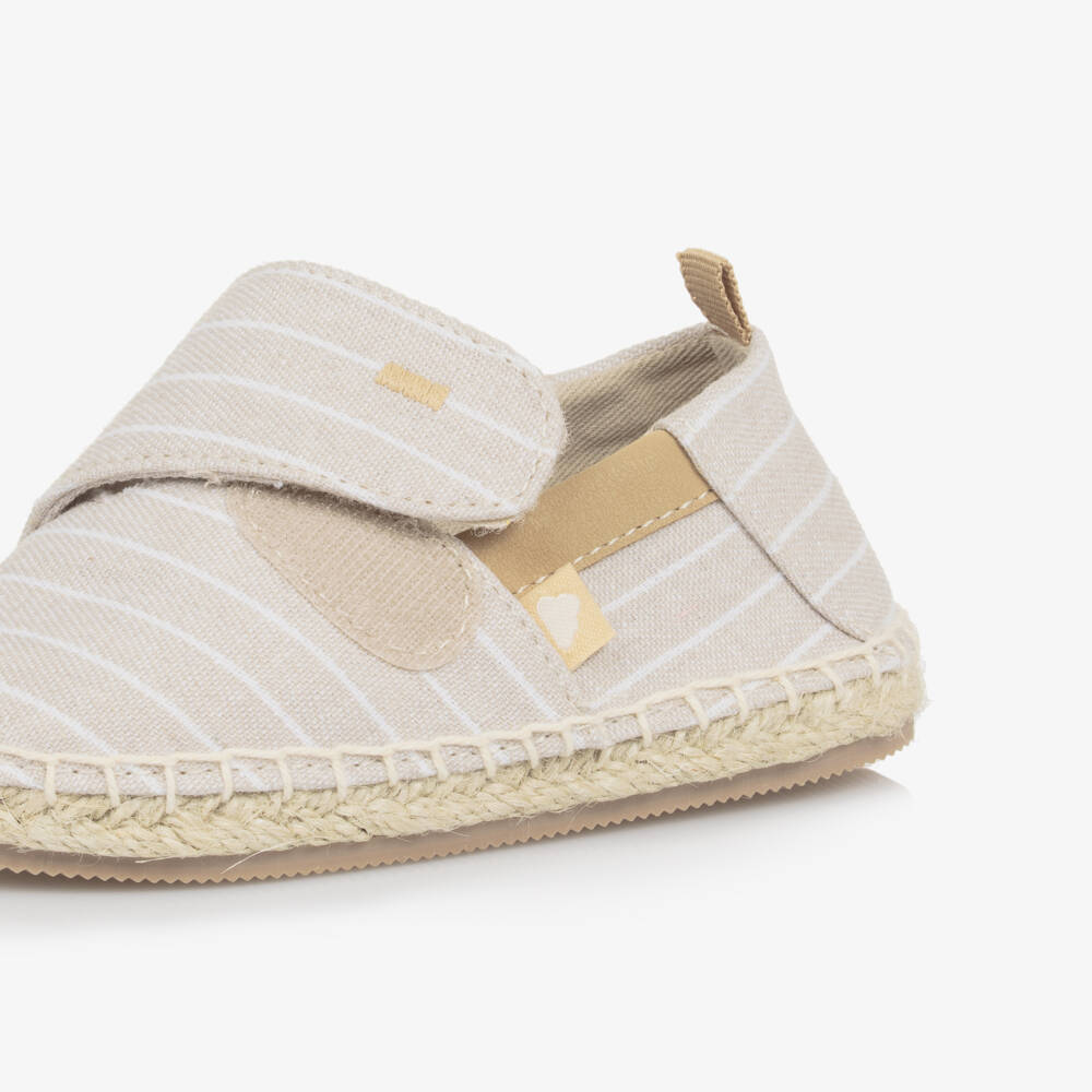 Mayoral-Boys Taupe Linen Cotton Espadrilles | Childrensalon Outlet