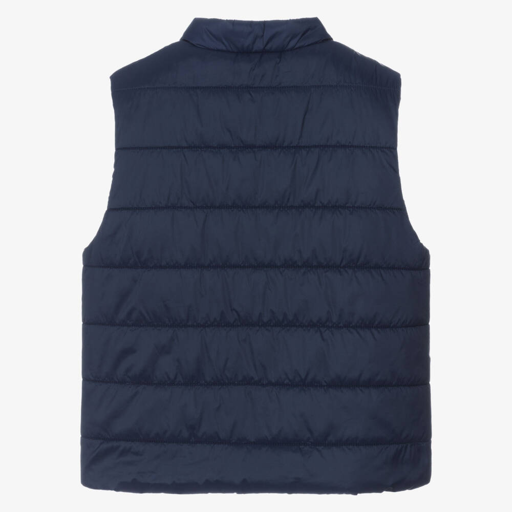Mayoral-Boys Ultralight Navy Quilted Vest | Childrensalon Outlet