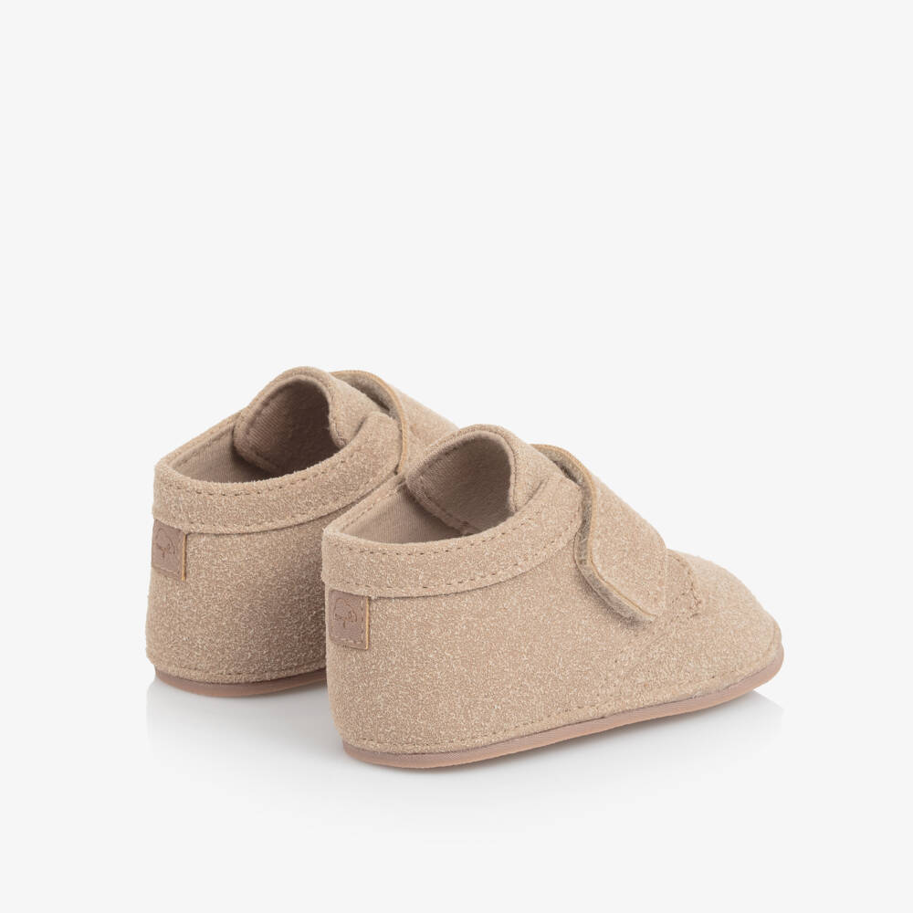 Mayoral Newborn-Boys Velcro Beige Pre-Walkers | Childrensalon Outlet
