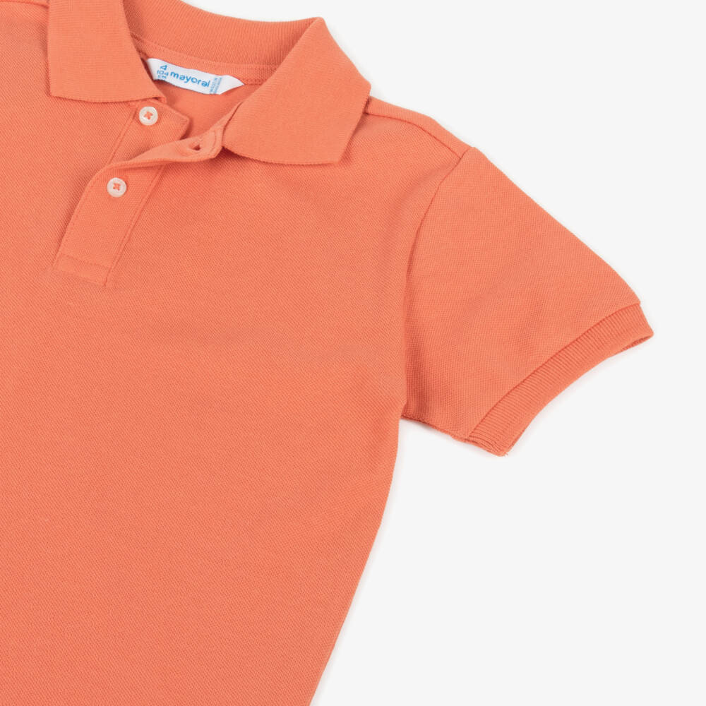 Mayoral-Boys Vibrant Cotton Piqué Polo | Childrensalon Outlet