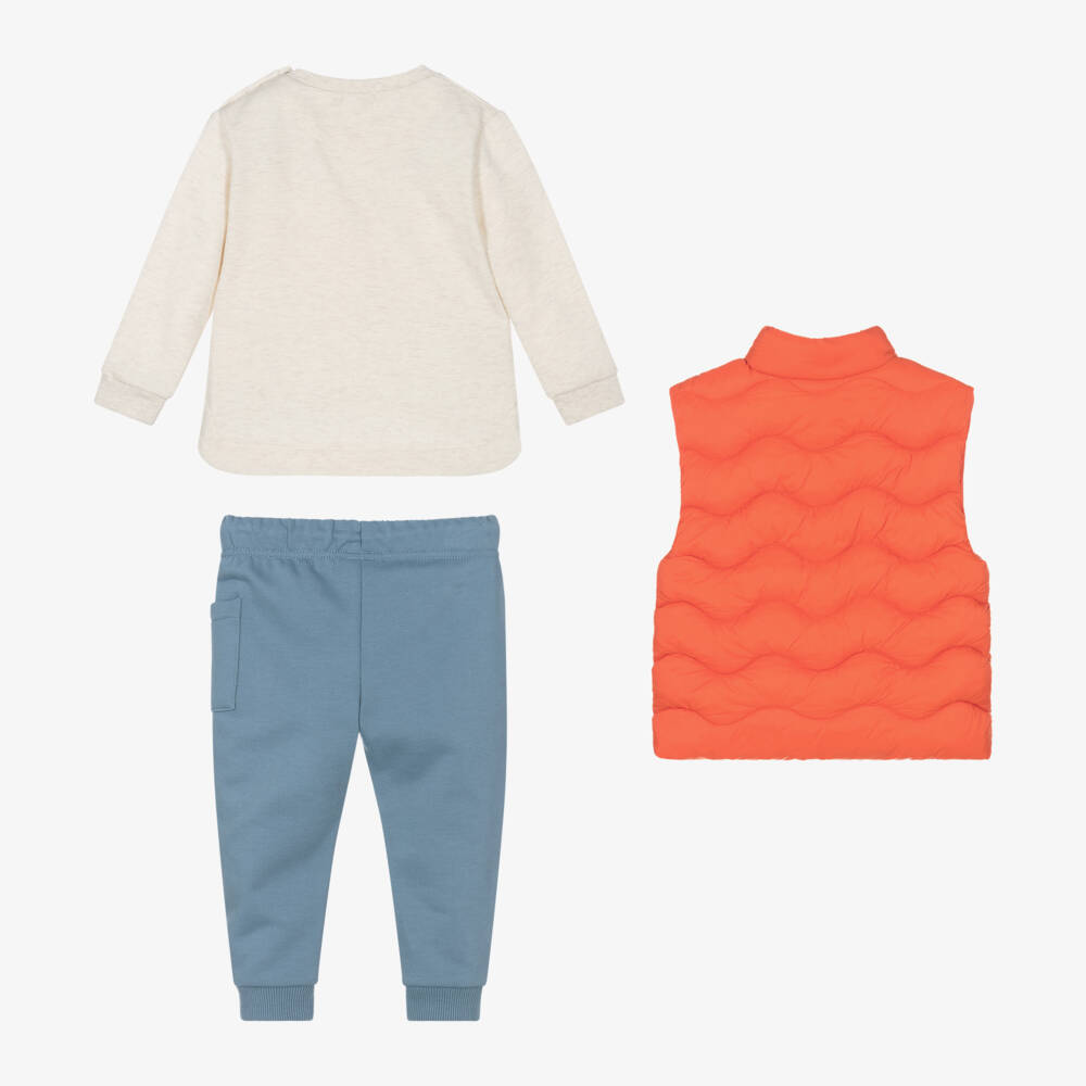 Mayoral-Boys Vibrant Cotton Trousers Ensemble | Childrensalon Outlet