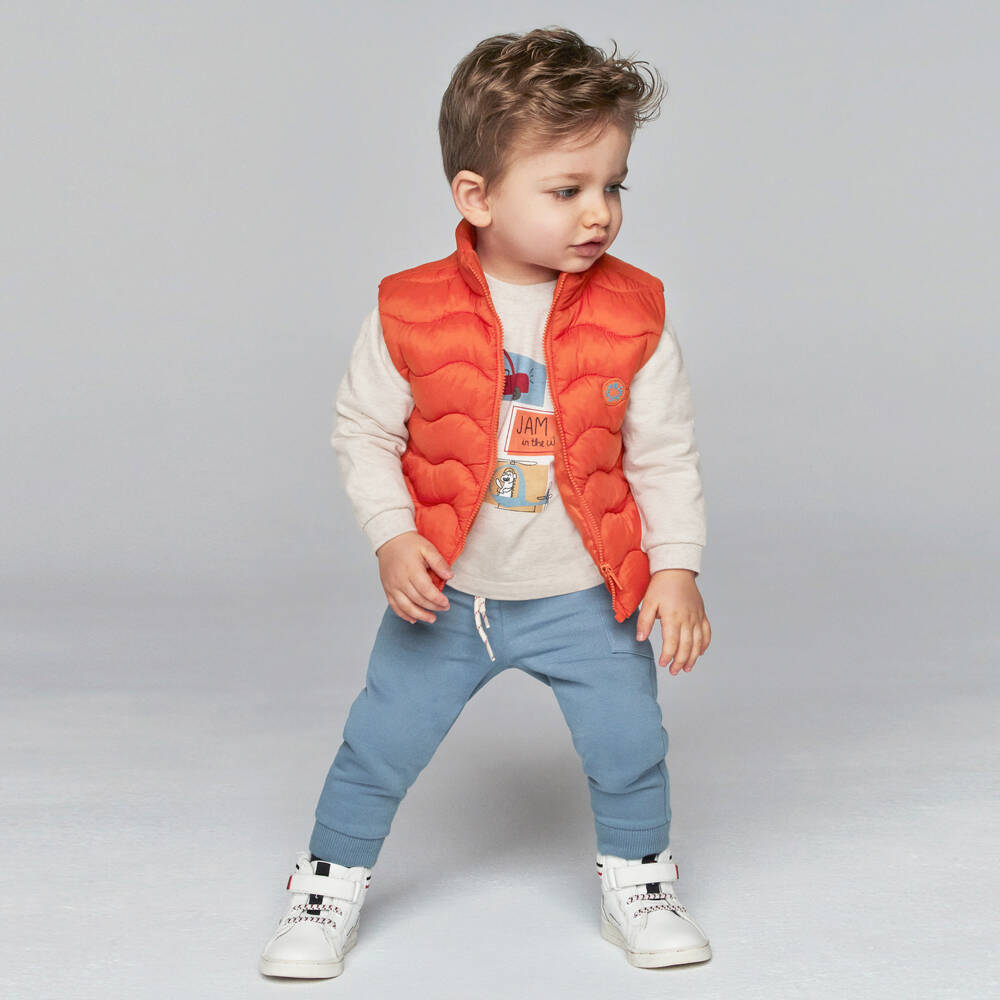 Mayoral-Boys Vibrant Cotton Trousers Ensemble | Childrensalon Outlet