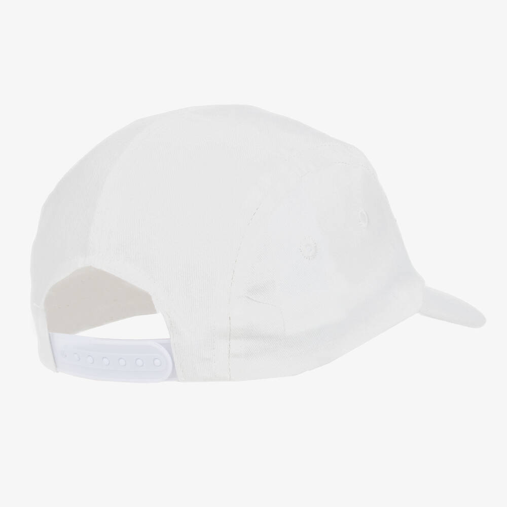 Mayoral-Boys White Cotton Cap | Childrensalon Outlet