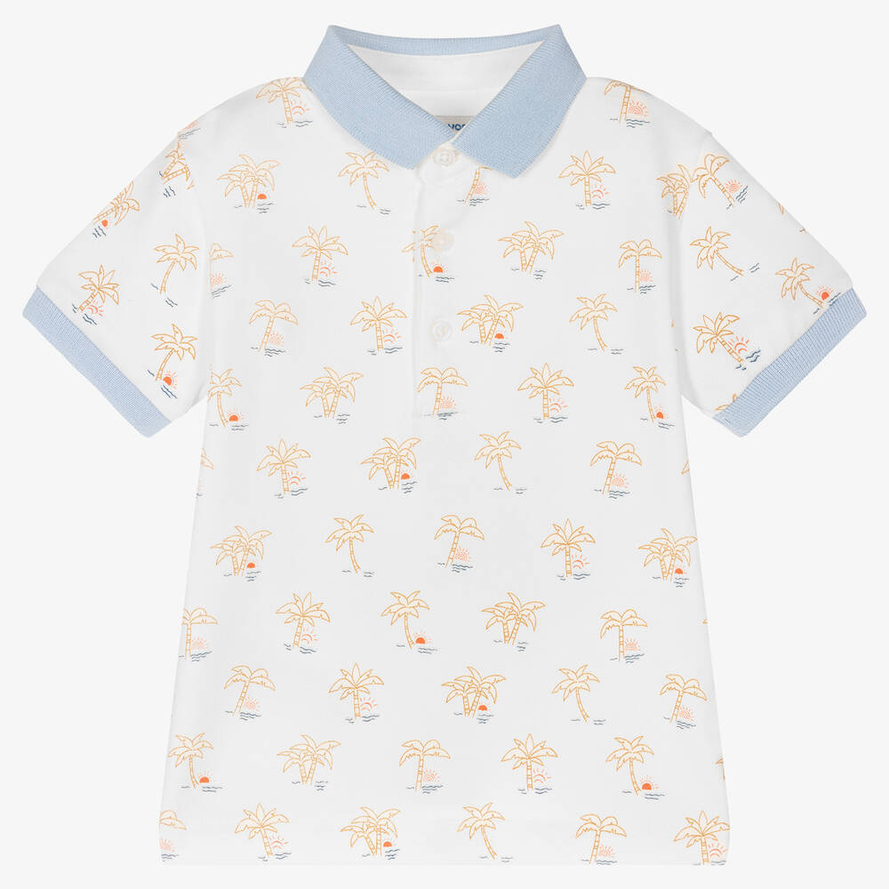 Cotton polo with bees and stars clearance