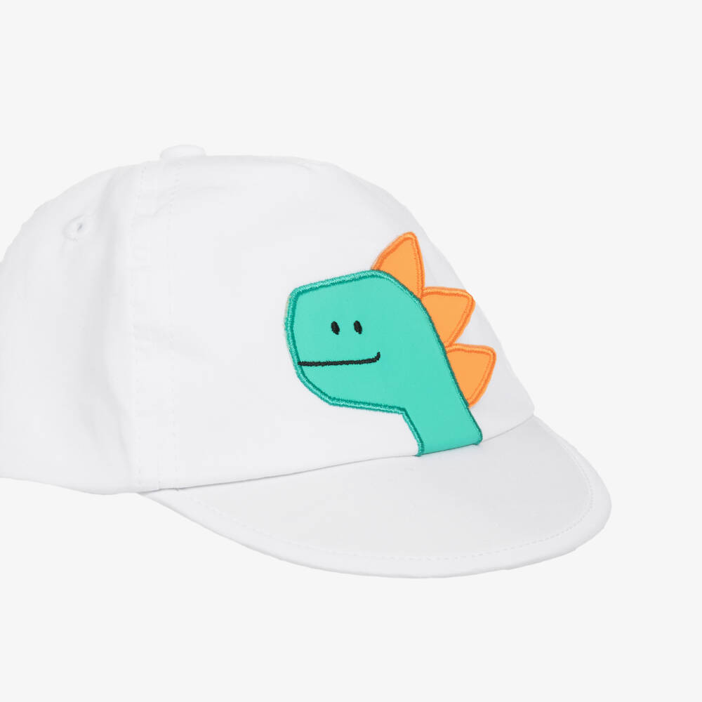 Mayoral Newborn-Boys White Dino Adventure Hat | Childrensalon Outlet