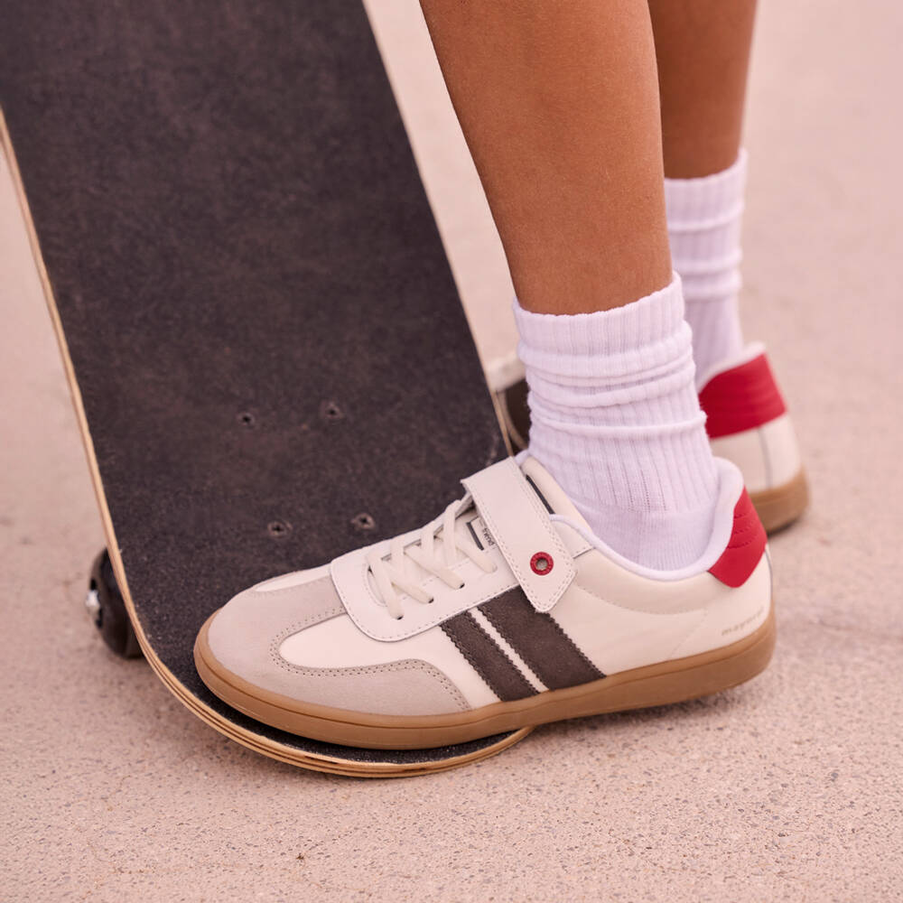 Mayoral-Boys White Everyday Footwear | Childrensalon Outlet