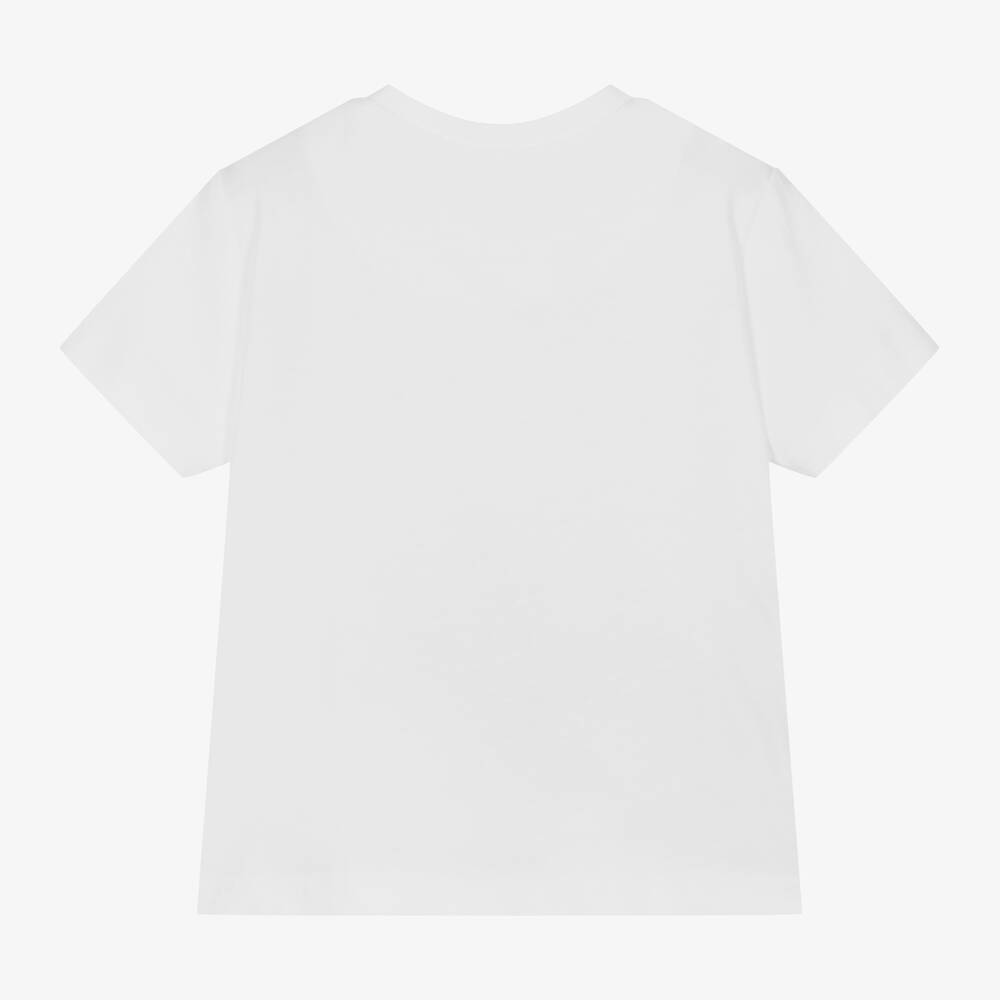 Mayoral-Boys White Fruit Print Cotton T-Shirt | Childrensalon Outlet