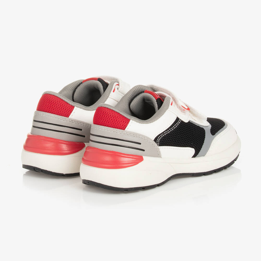 مايورال-ترينرز جلد صناعي لون أبيض ورمادي للأولاد | Childrensalon Outlet