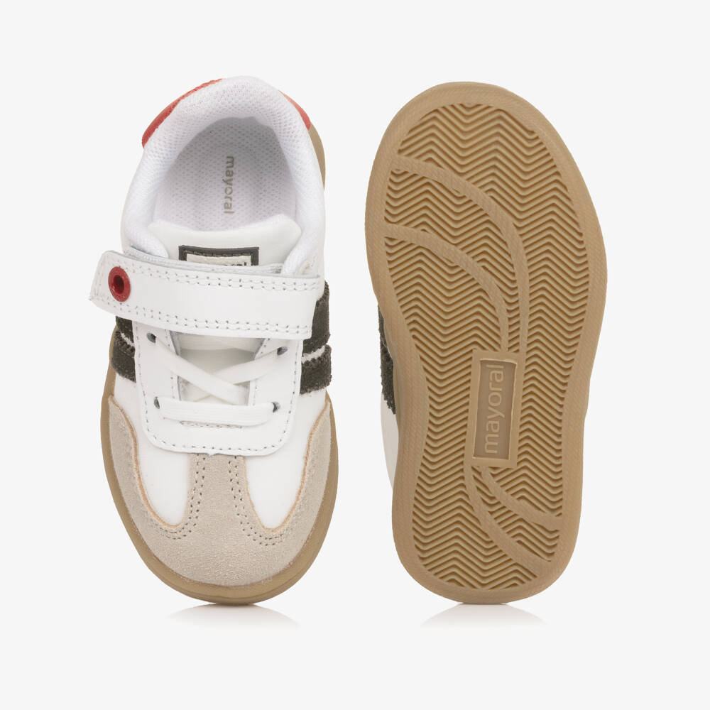 Mayoral-Boys White Hook Trainers | Childrensalon Outlet