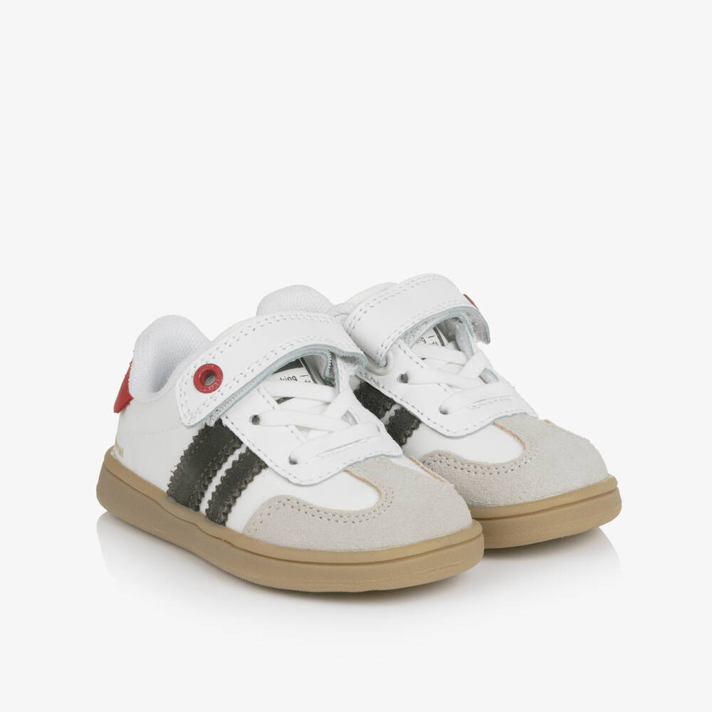 Mayoral-Boys White Hook Trainers | Childrensalon Outlet
