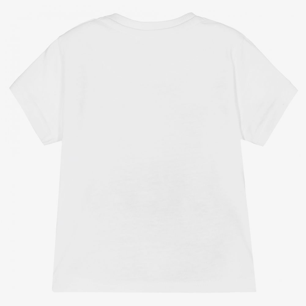 مايورال-تيشيرت أطفال ولادي قطن لون أبيض | Childrensalon Outlet