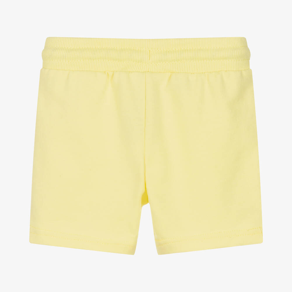 مايورال-شورت أطفال ولادي قطن جيرسي لون أصفر | Childrensalon Outlet