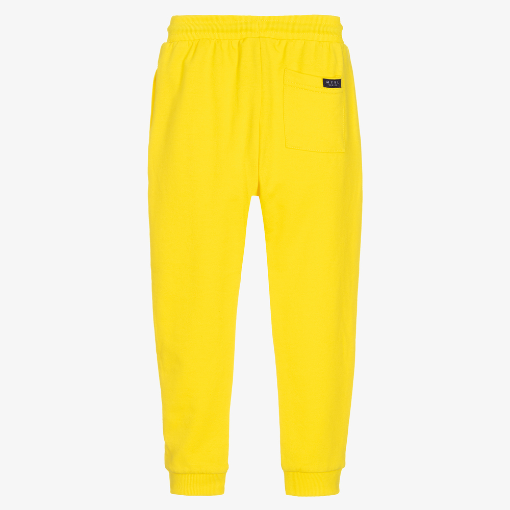 Boys yellow jogging bottoms outlet