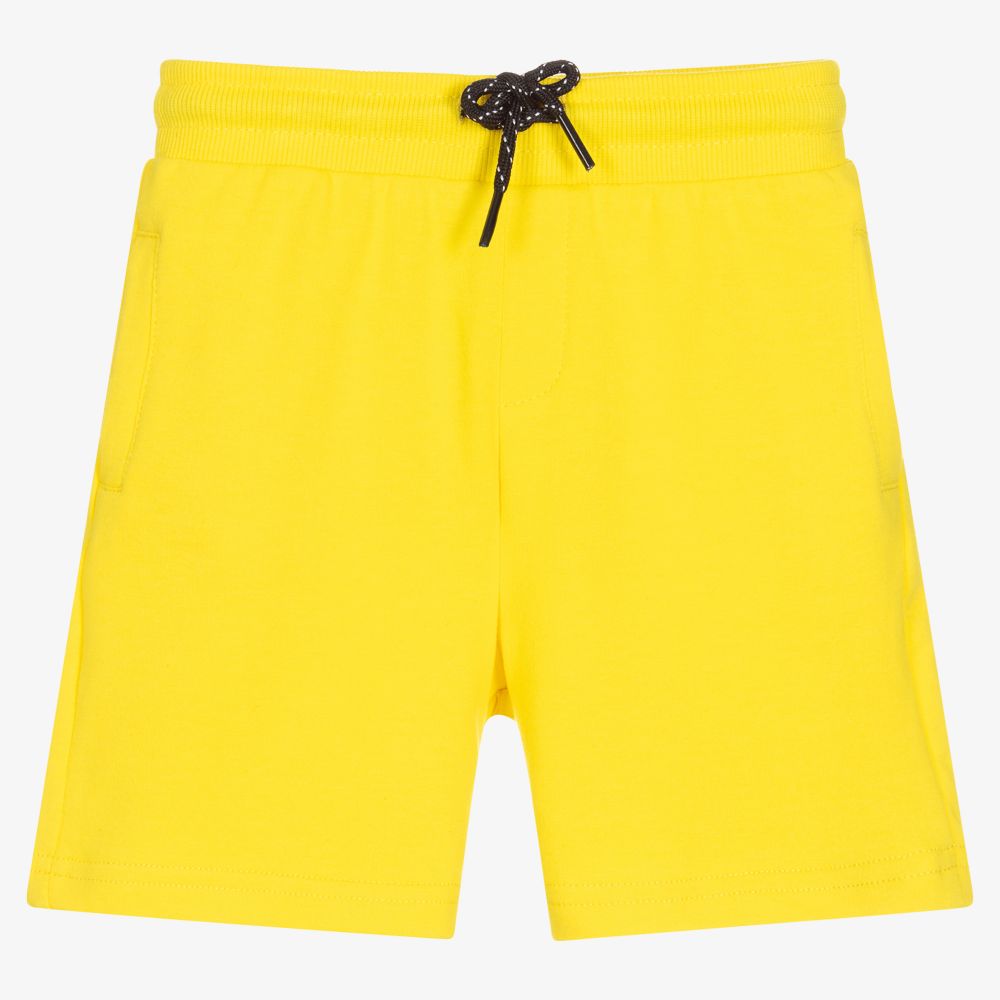 Mayoral - Желтые хлопковые шорты для мальчиков | Childrensalon