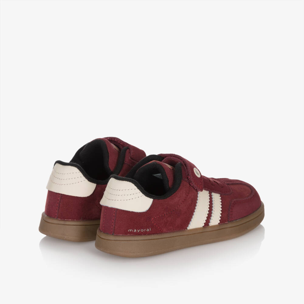 Mayoral-Burgundy T Toe Trainer | Childrensalon Outlet