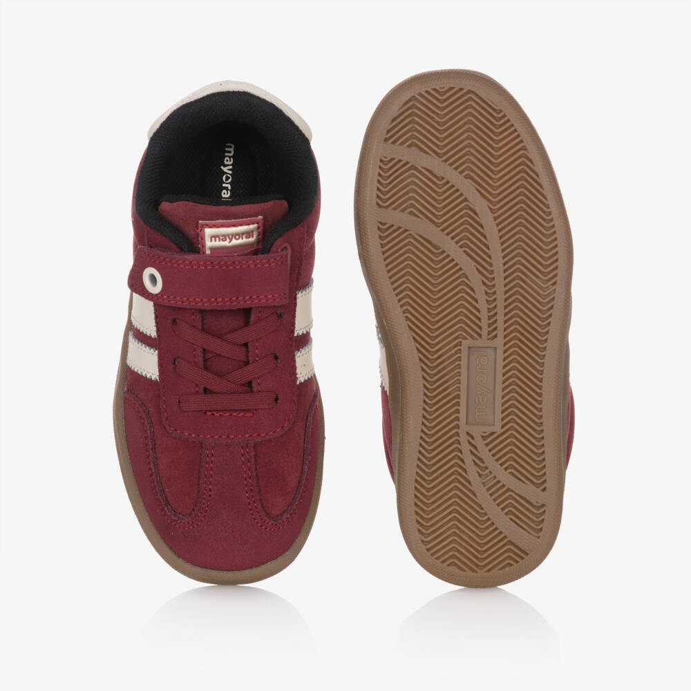 Mayoral-Burgundy T Toe Trainer | Childrensalon Outlet