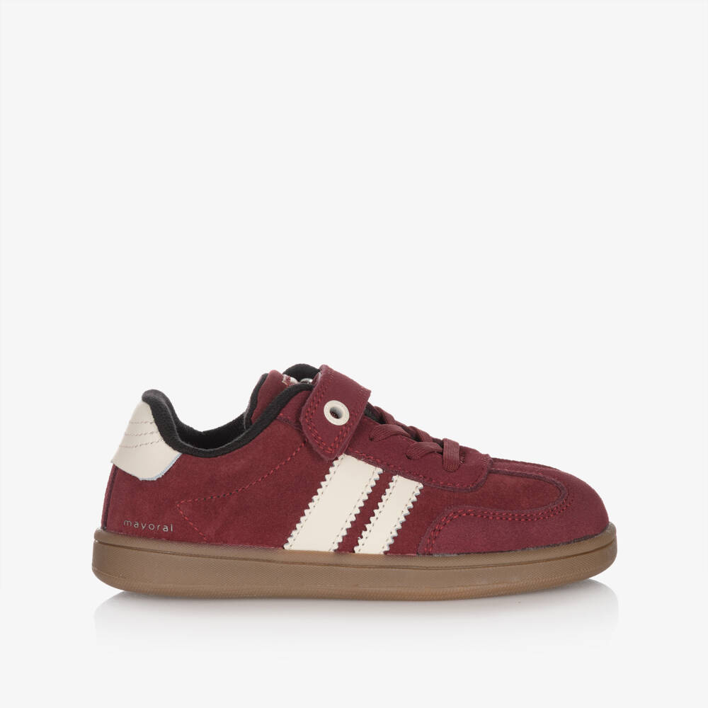 Mayoral-Burgundy T Toe Trainer | Childrensalon Outlet