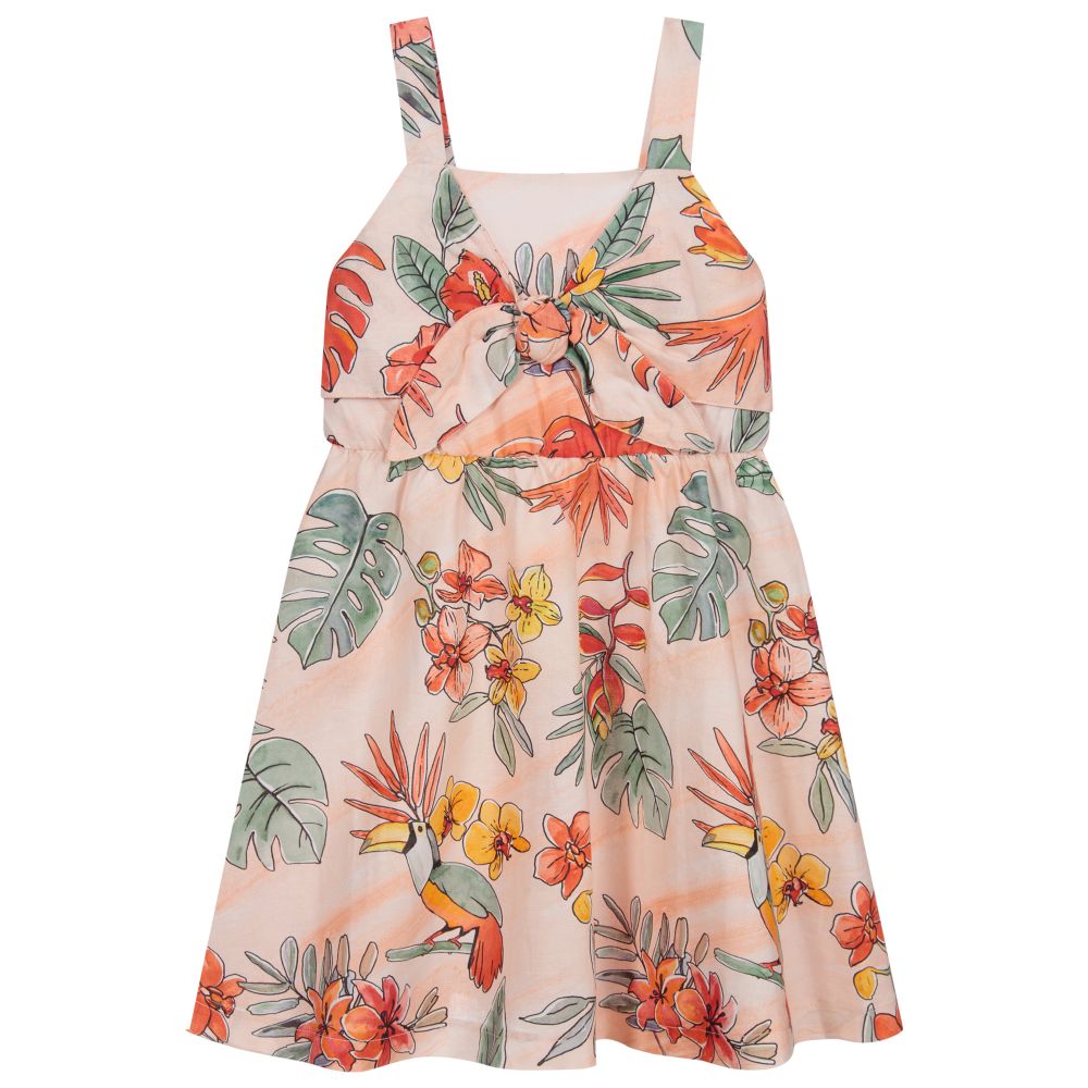 Mayoral coral shop dress
