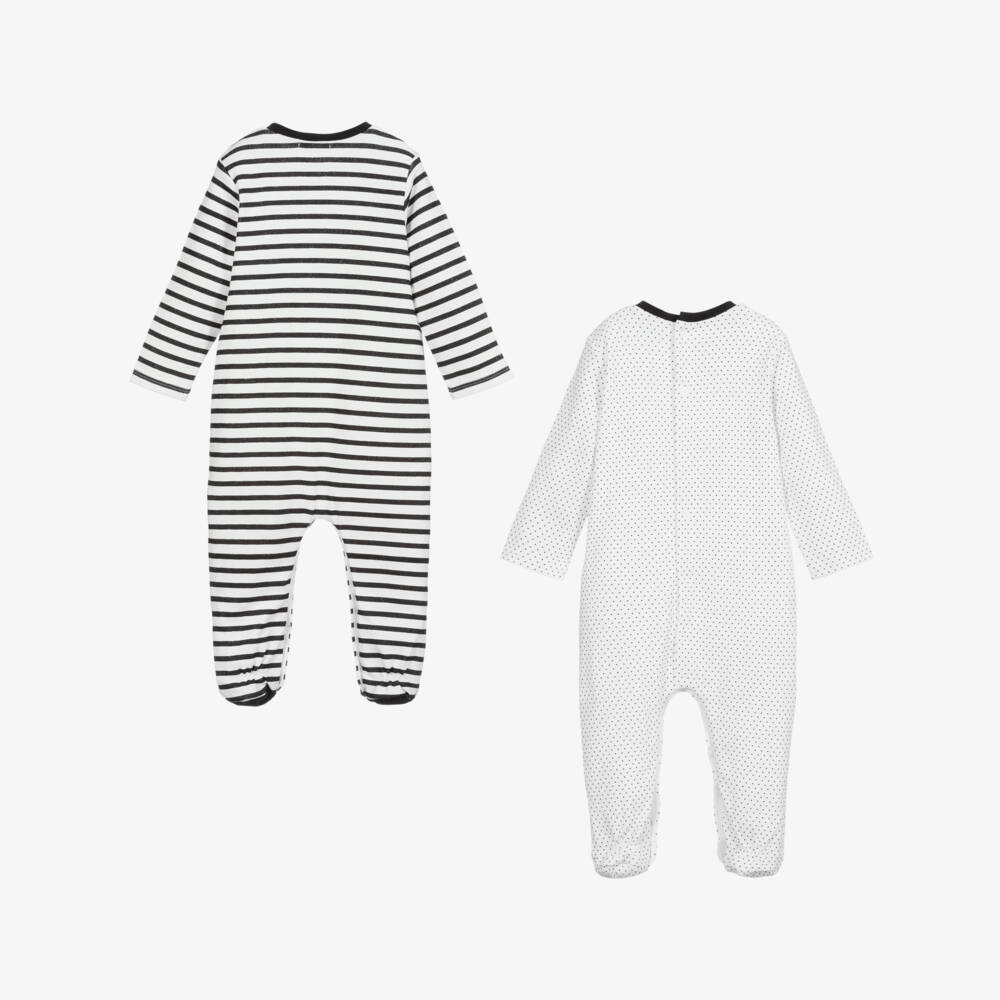 Mayoral Newborn-Cotton Babygrows (2 Pack) | Childrensalon Outlet
