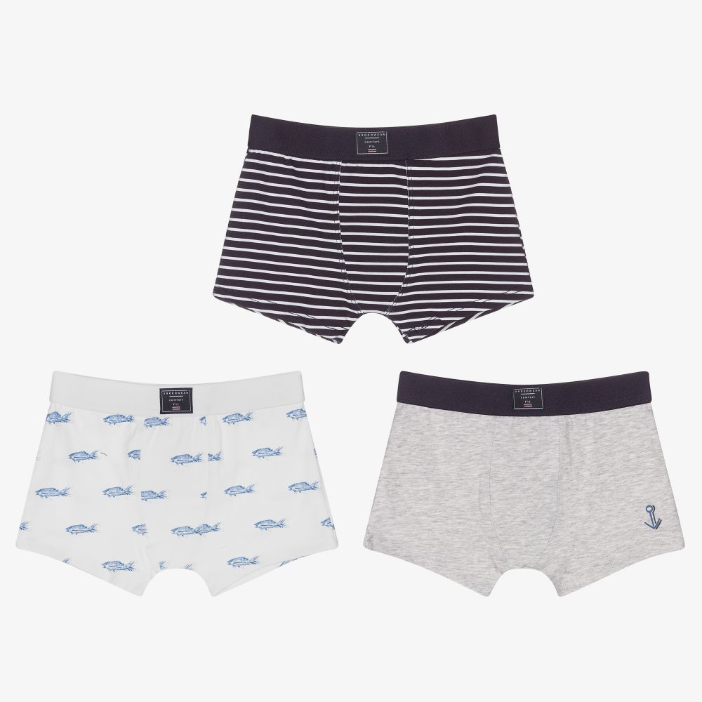 Mayoral-Cotton Boxer Shorts (3 Pack) | Childrensalon Outlet