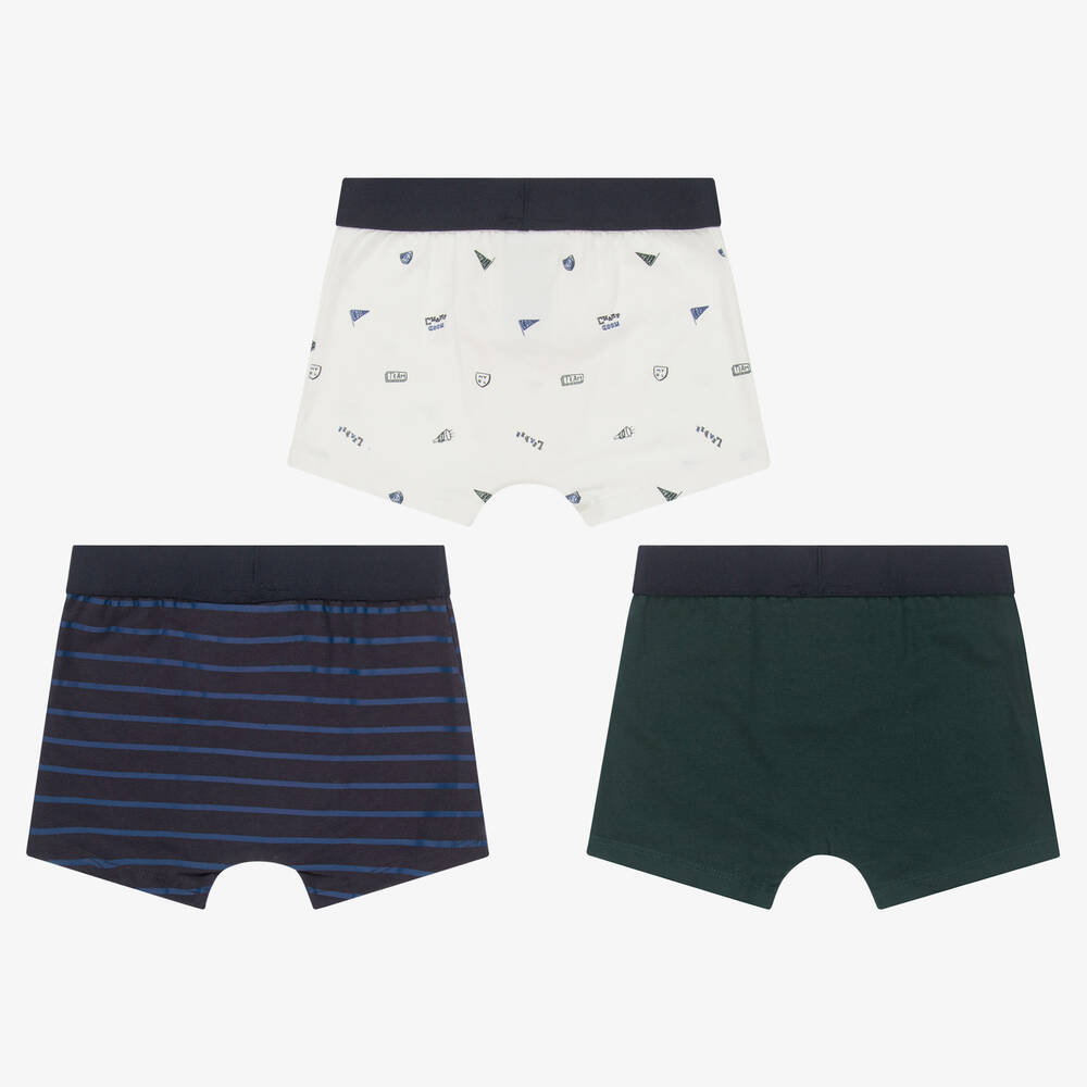 مايورال-شورت بوكسر قطن مستدام جيرسي للأولاد (عدد 3) | Childrensalon Outlet